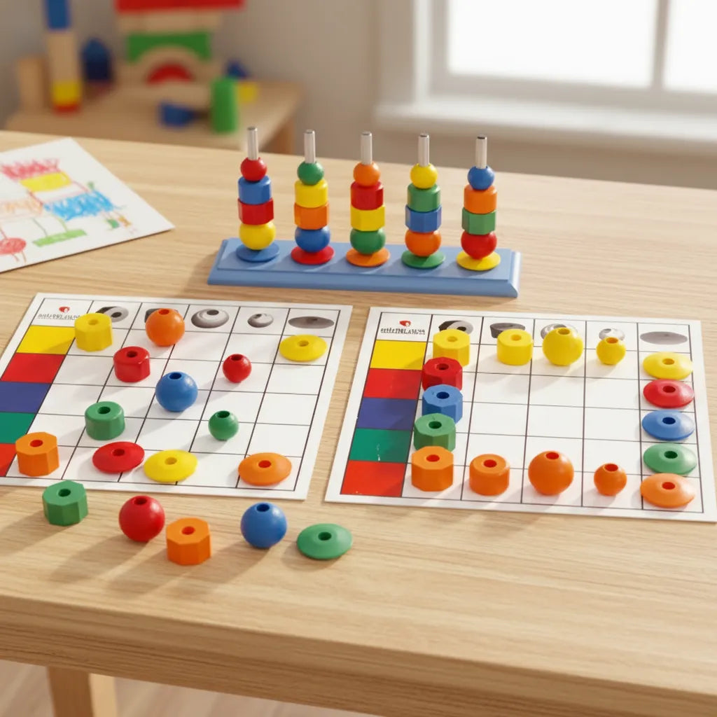 Juego Tablero De Actividades Madera Para Niños