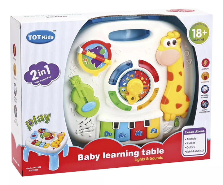 Juego Mesa con Luces Y Sonidos Para Bebés