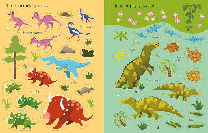 Libro Primer Libro De Stickers De Dinosaurios Para Niños