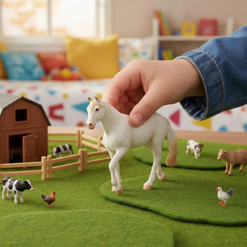 Figura Yegua Camarillo Pintada A Mano Schleich