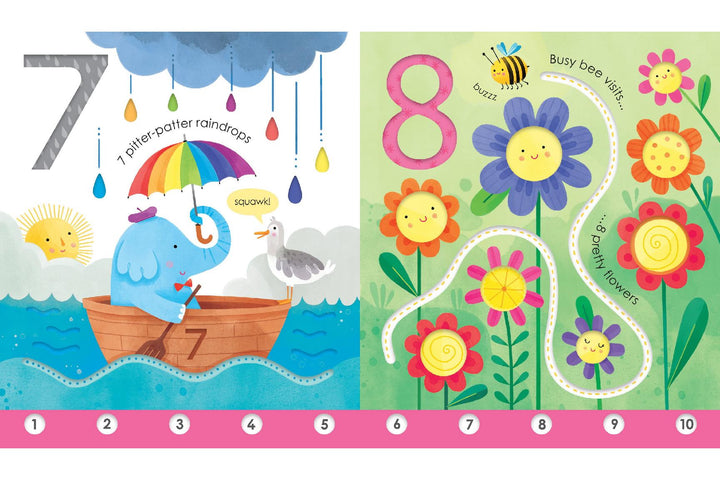 Libro Infantil Fingertrail Aprender A Contar Para Niños
