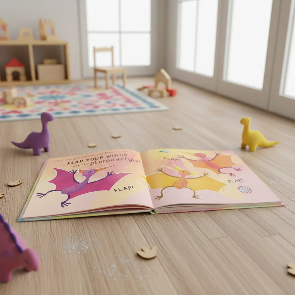 Libro Didácticos Con Sonidos Baila Con Los Dinosaurios Niños