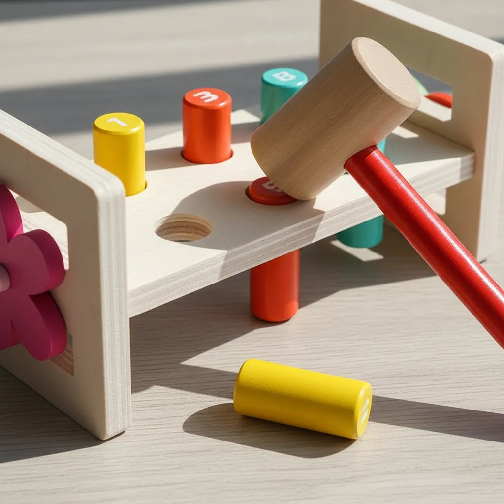 Juego Didactico Banquito Para Martillar