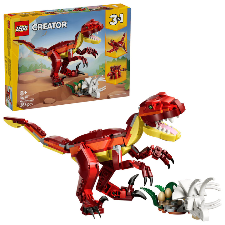 Juego Construcción Dinosaurio 3 En 1 283 Piezas Lego Original