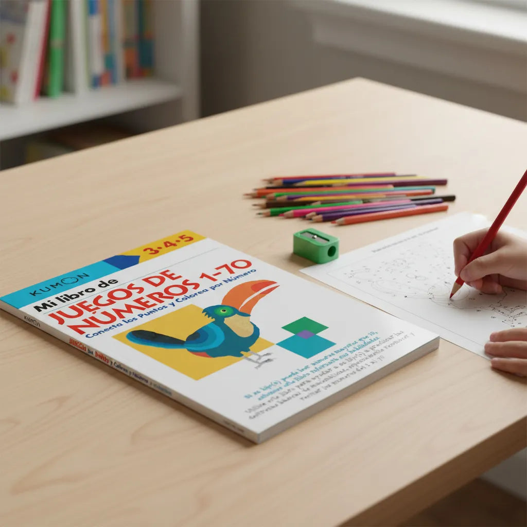 Libro Kumon Mi Libro De Juegos De Números 1-70 Niños