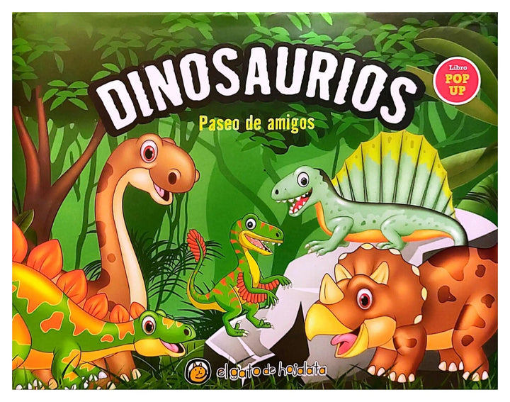 Libro Infantil Pop Up Dinosaurios Paseo De Amigos