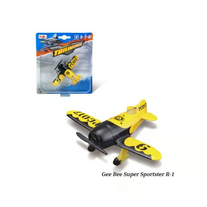 Avión Coleccionables Gee Bee Super Sportster R-1 Amarillo