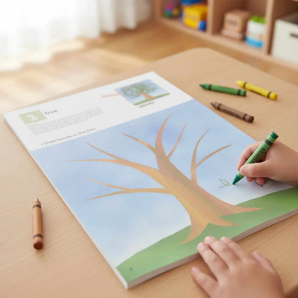 Libro Kumon My Book Of Learning With Crayons Para Niños