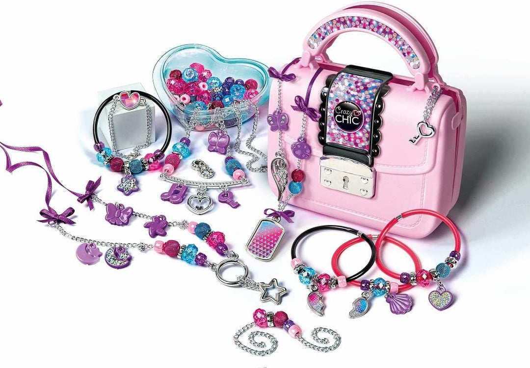 Set De Joyas Con Bolso De Mano Niñas