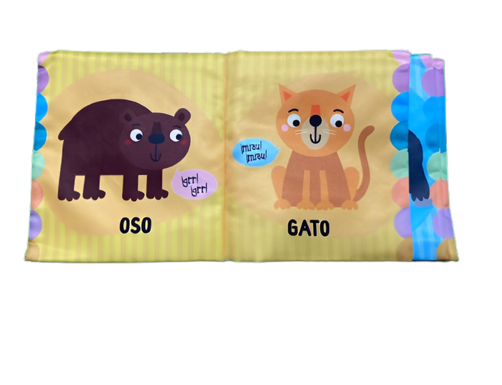 Mi Primer Libro De Tela Animales Para Bebés