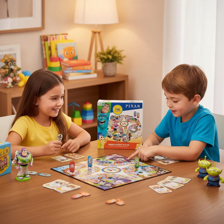 Juego De Mesa Trivia Sabelotodo Edición Pixar Para Niños
