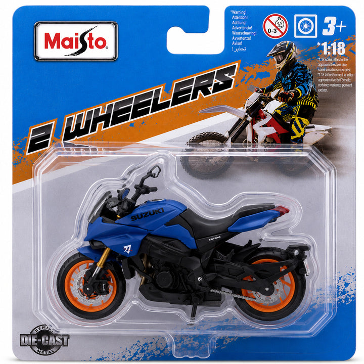 Carro A Escala Coleccionable Suzuki Katana Maisto Para Niños