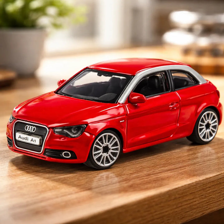 Carro Coleccionable a escala 1/43  Audi A 1 Rojo Para Niños