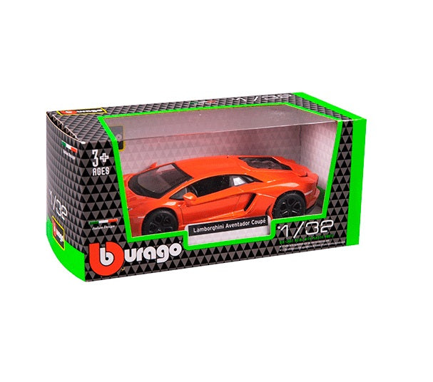 Carro Coleccionable 1/32 Lamborghini Aventador Coupe Naranja
