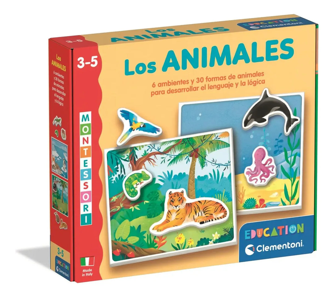 Juego Didáctico Habitad Los Animales Para Niños