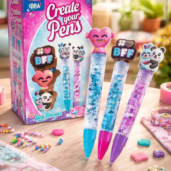 Juego Kit Crea Bolígrafos Personalizados Para Niños Niñas
