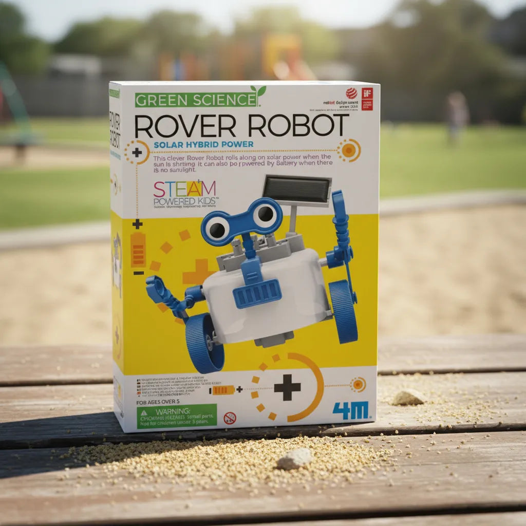 Experimento de juguete :  Robot de energía solar