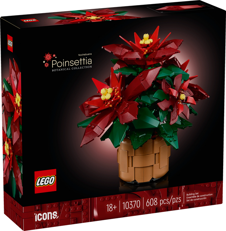 Juego Lego 608 Piezas Flor De Pascua Adultos