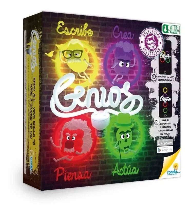 Juego De Mesa Genios Niños Y Adultos