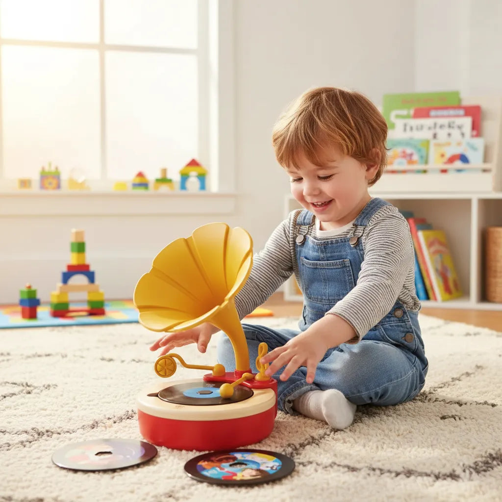 Juguete Didáctico Fonógrafo 7 Piezas Para Niños