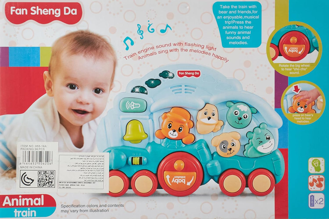 Juguete interactivo motricidad Tren Música Bebés