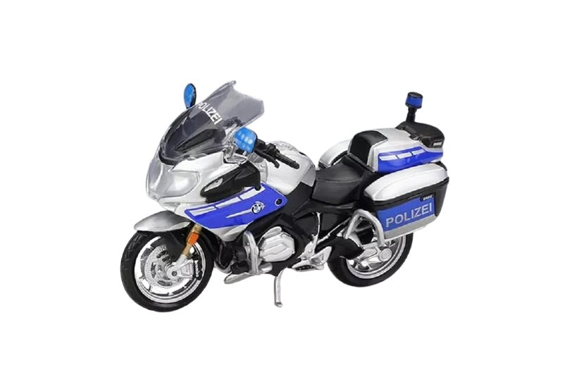 Moto A Escala De Policía Escala 1/18 Maisto