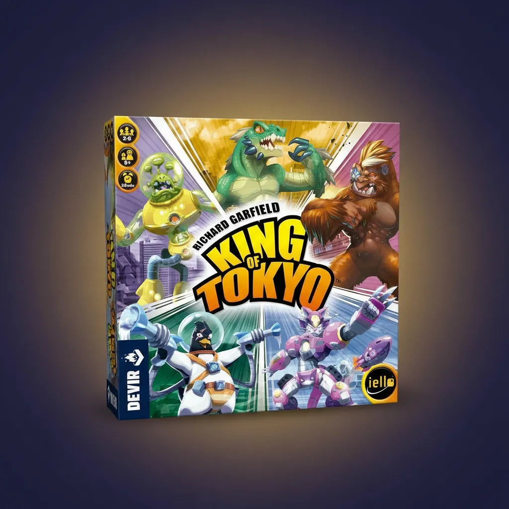 Juego De Mesa King Of Tokyo Adultos Estrategia Roles