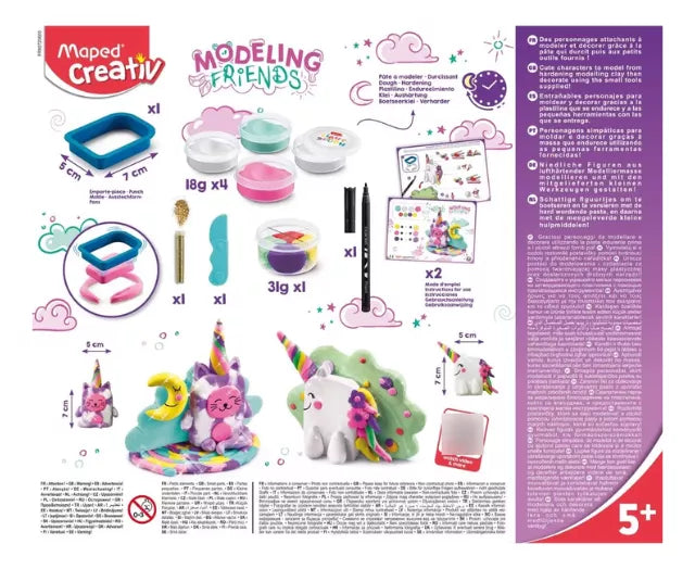 Juego Set Para Moldear Animales Mágicos Niños