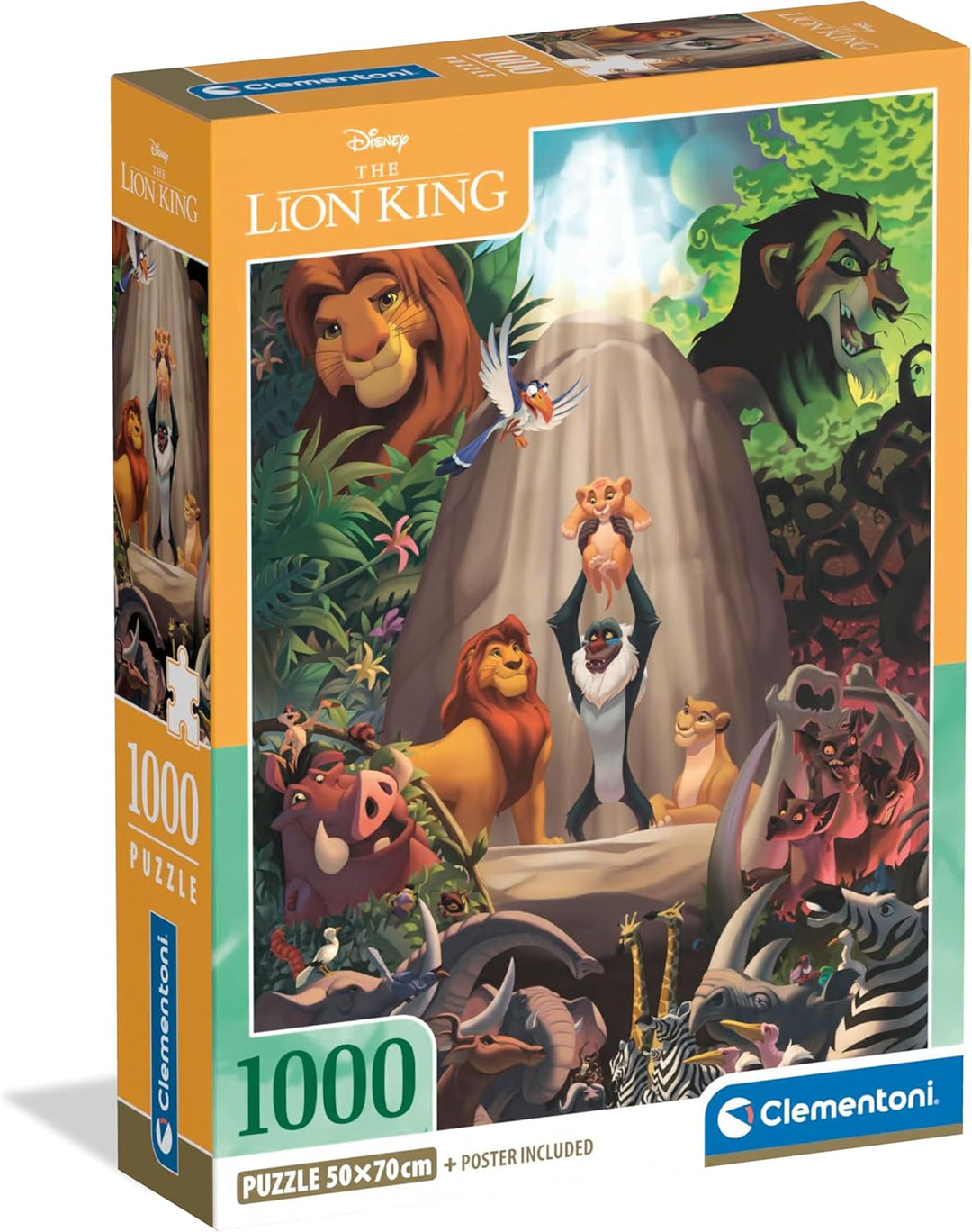 Rompecabezas 1000 Piezas El Rey León Clementoni Adultos