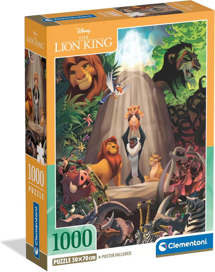 Rompecabezas 1000 Piezas El Rey León Clementoni Adultos