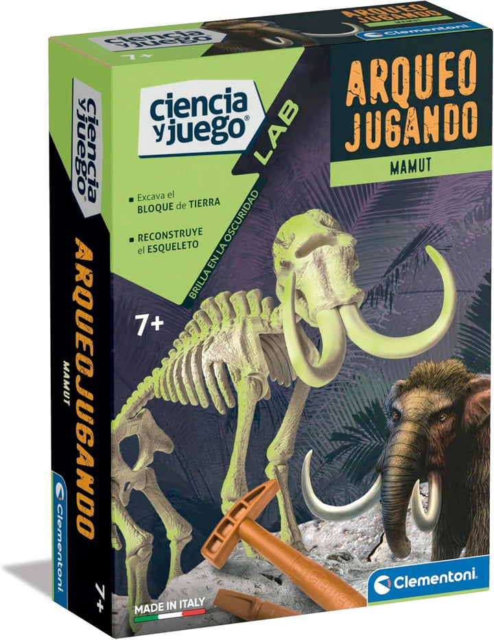 Juego Didáctico Fósiles De Mamut Niños