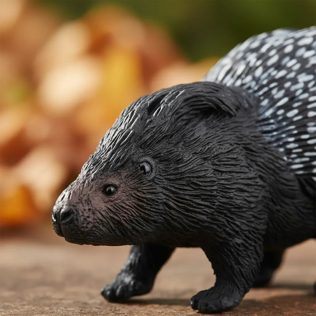 Figura Puerco Espín Pintada A Mano Papo