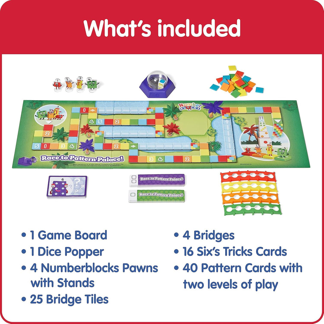 Juego De Mesa Carrera De Bloques Numérico Para Niños