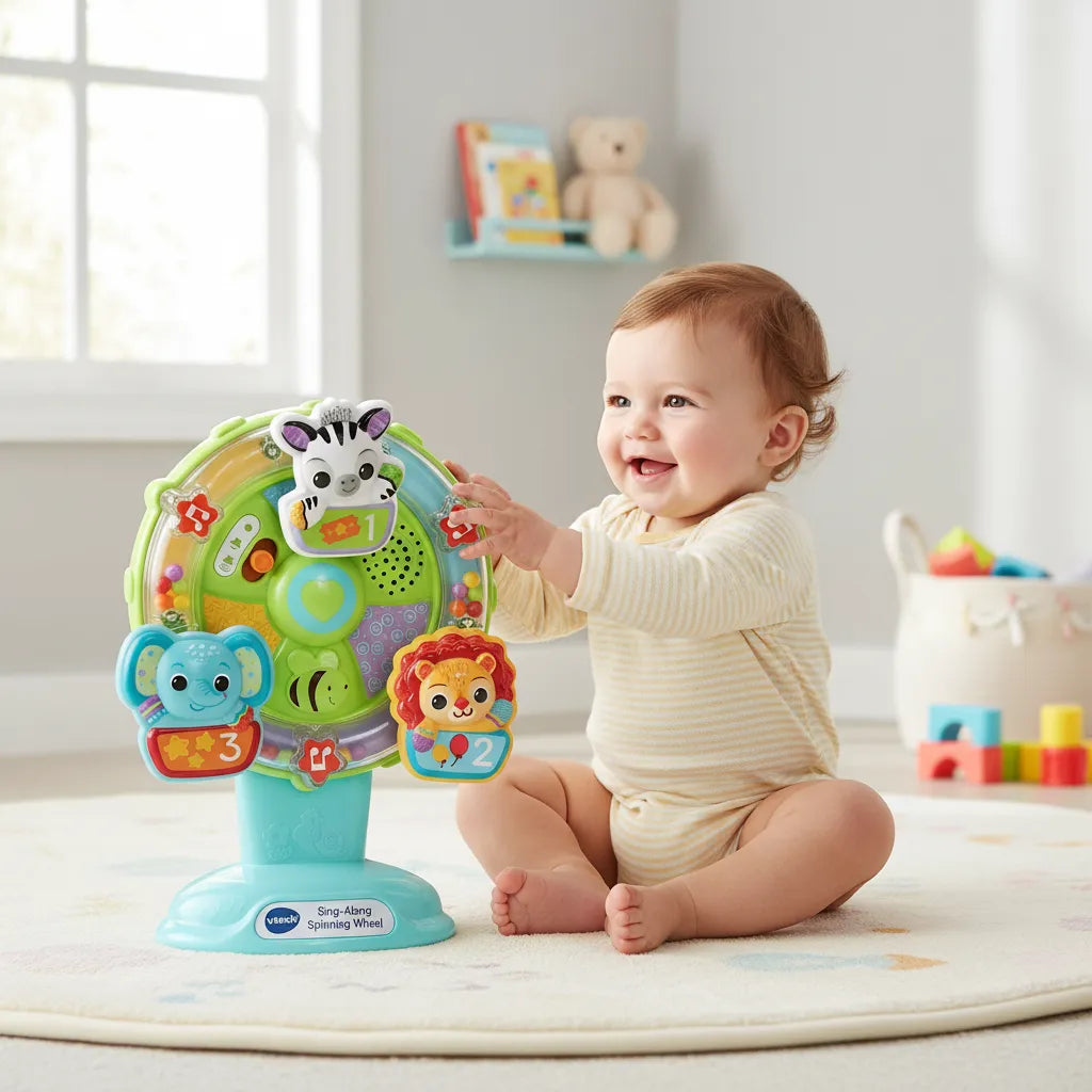 Juguete Estimulación Noria Musical Para Bebés