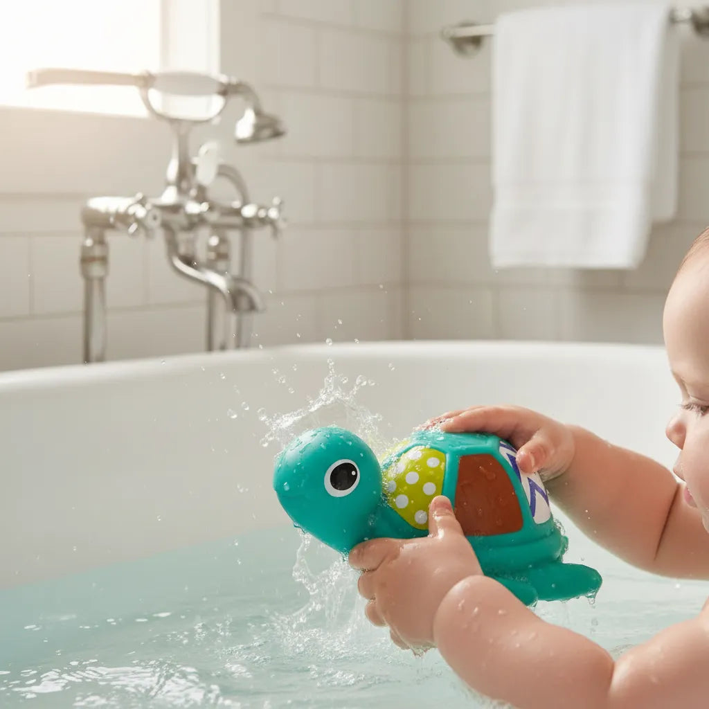 Juguete De Baño Para Bebés Tortuga Niños