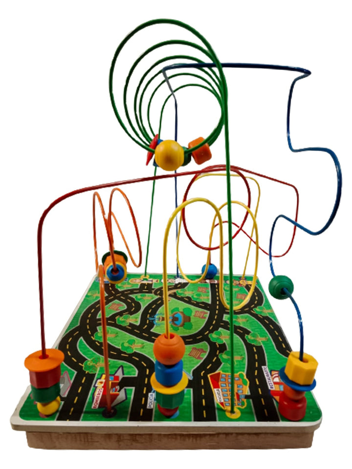 Juego Laberinto Complejidad Alta Madera Niños