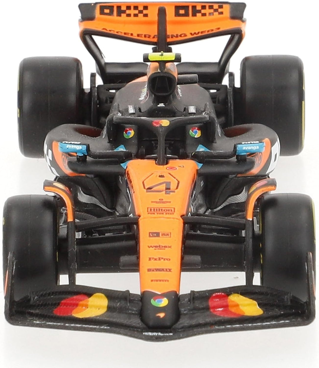 Carro Escala Race Formula Mclaren Mcl39 Norris 4