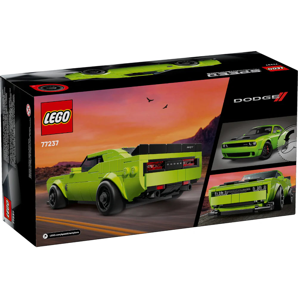 Juego Speed Champions Dodge Challenger Srt Hellcat Niños