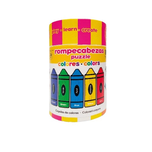 Rompecabezas Crayones Colores Para Niños