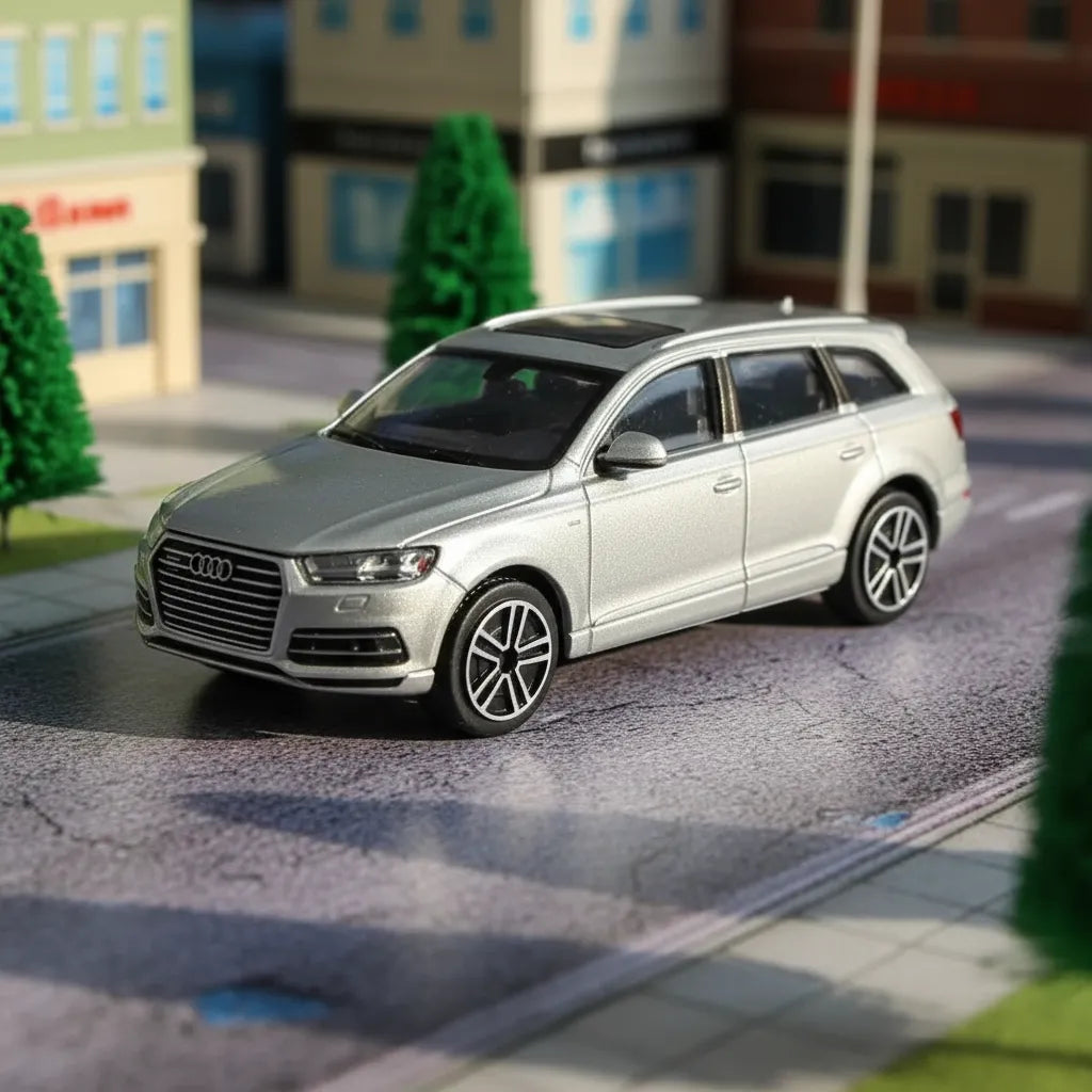 Carro Coleccionable A Escala 1/43  Audi Q7 Blanco Para Niños
