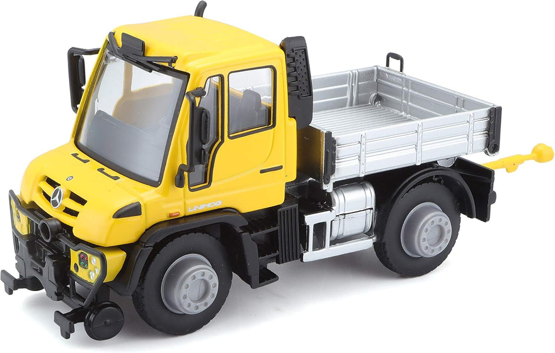 Camión A Escala Mercedes Benz Unimog amarillo