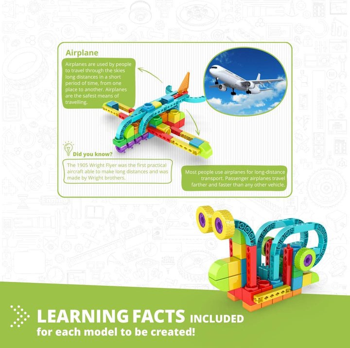 Juego De Construcción Aeroplano 5 En 1