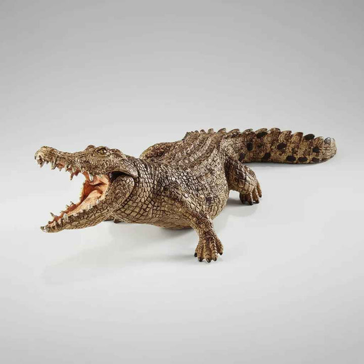 Figura Animales Cocodrilo Pintado A Mano