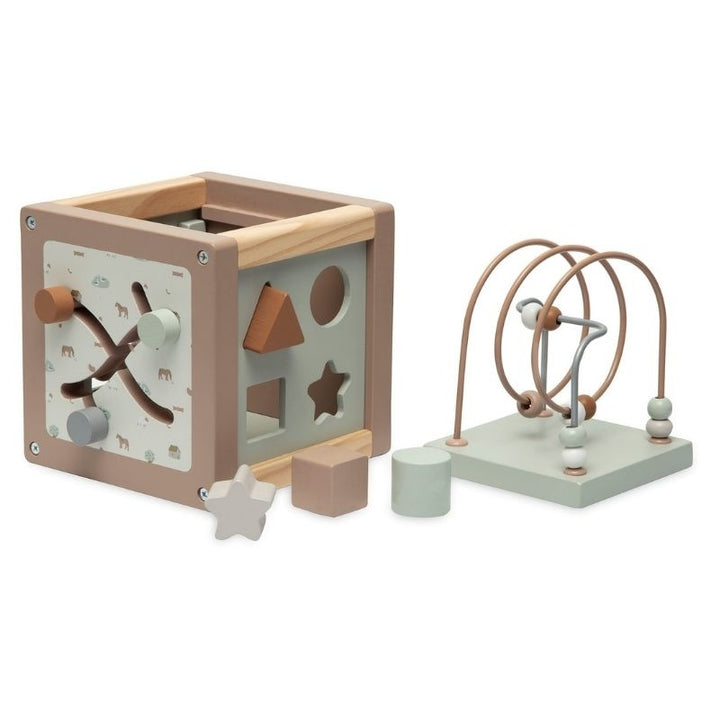 Cubo Didáctico De Actividades De Madera Para Niños