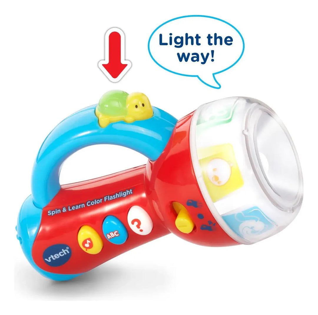 Juguete Linterna De Colores Gira Y Aprende Para Niños