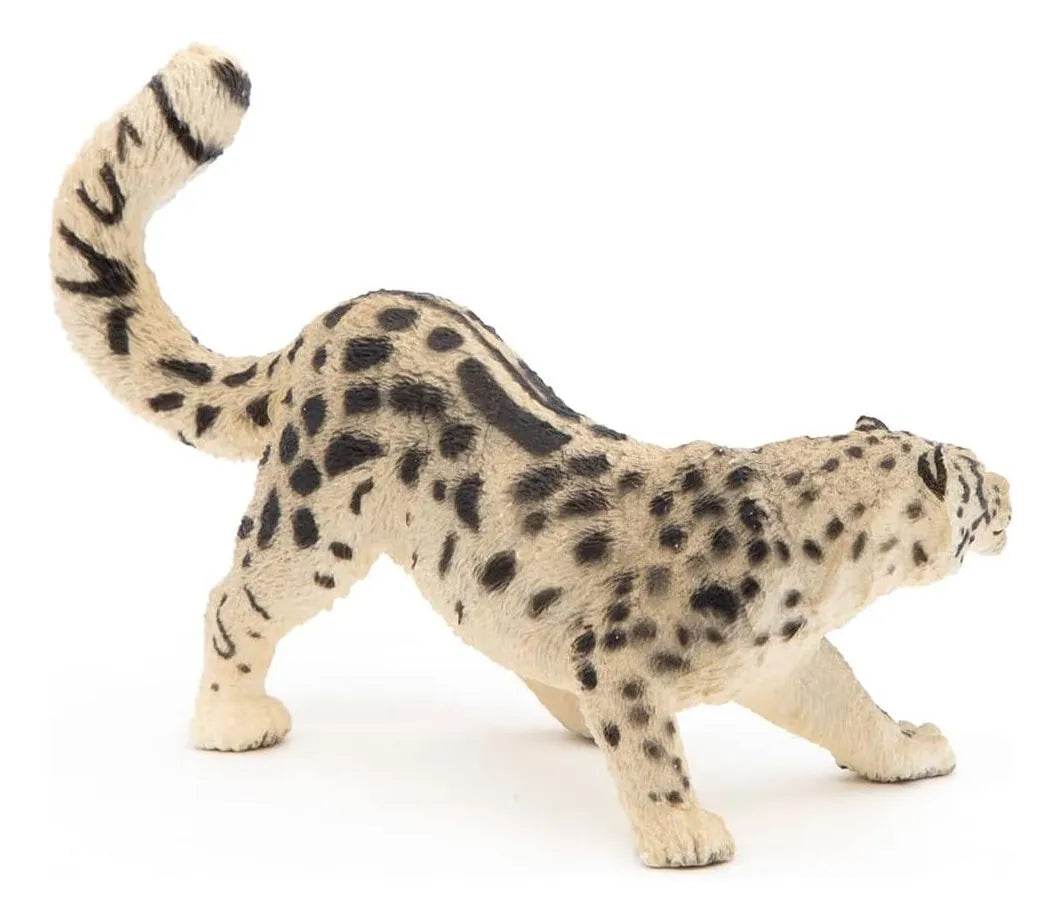 Figura Coleccionable Leopardo De Las Nieves Pintado A Mano