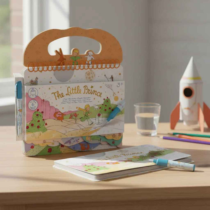 Libro Para Pintar El Principito Reutilizable Niños