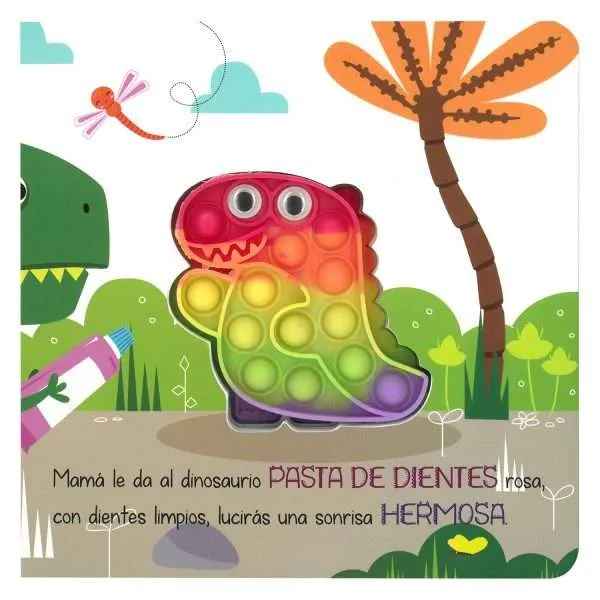 Libro Interactivo Pop It Dinosaurios Diversión Niños