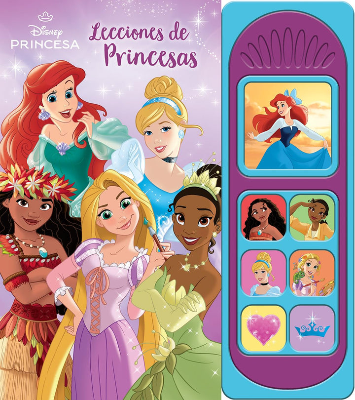 Libro Disney Princesas Aprende Jugando Sonidos Para Niños