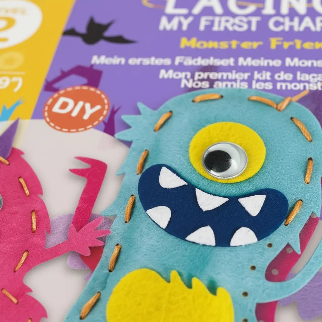 Set De Arte Y Manualidades Monster Tejidos Lv2